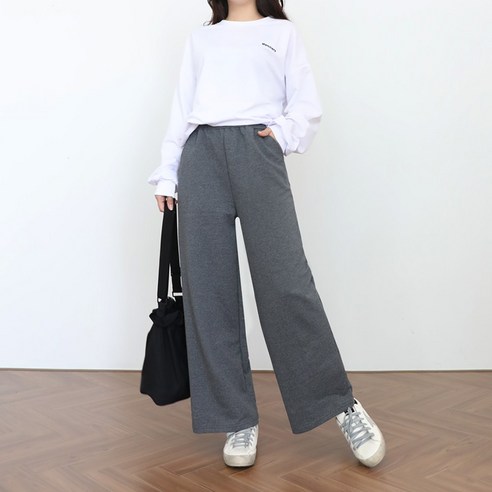 트렌디하고 편안한 여성용 ~4XL 빅사이즈 밴딩 팬츠