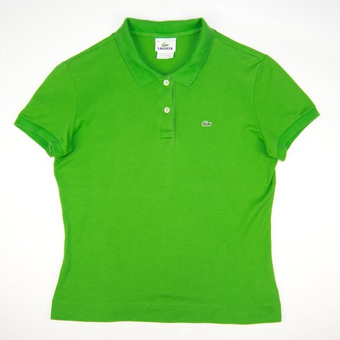 495.라코스테 솔리드자수 반팔 카라티셔츠/정품/여성