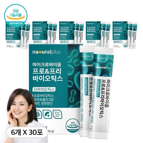 락토바실러스 아연 함유 마이크로바이옴 신바이오틱스 선물, 6개