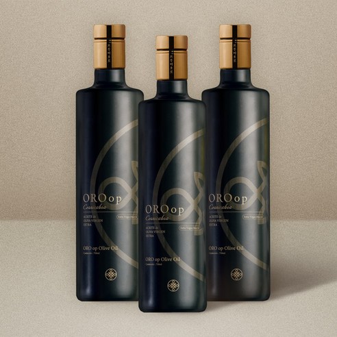 브루아오로 리미티드에디션 유기농 폴리페놀 엑스트라버진올리브오일, 3개, 750ml