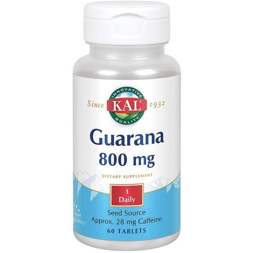 KAL 꼴라나 (Guarana) 800mg 60정, 60개 과라나 KAL 꼴라나 (Guarana) 800mg 60정, 60개 과라나
