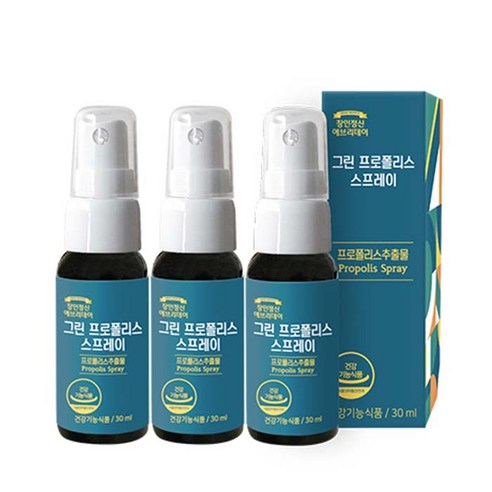 장인정신 에브리데이 그린 프로폴리스, 3개, 30ml