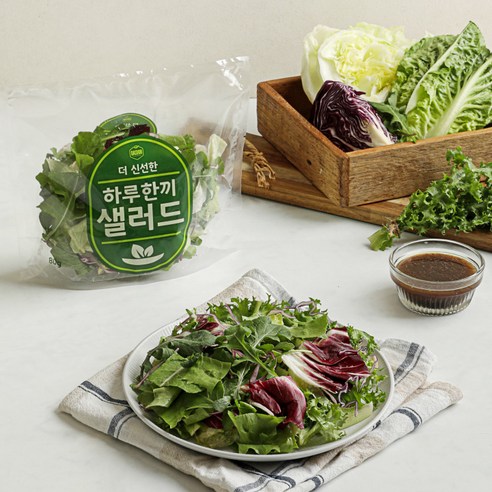 신선하고 편리한, 영양이 풍부한 샐러드 믹스