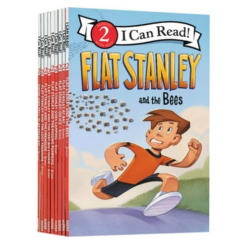 [경컴퍼니] 국내 아이캔리드 플랫 스탠리 10권 세트 영어원서 Flat Stanley 음원제공