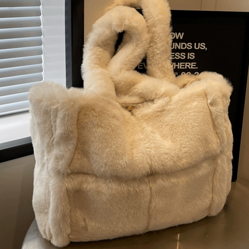 [OKㅣ강추] 뽀글이가방 보부상 인조 퍼 숄더백 [OKNOWㅣ추천상품]