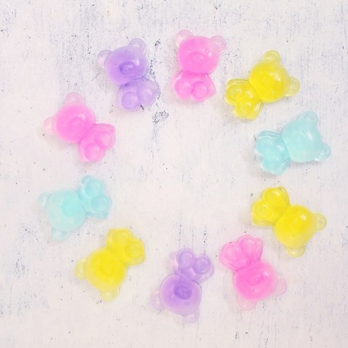 샤이닝데이 해피곰 어린이집 유치원 생일 답례품 개별포장, 10개입, 20g