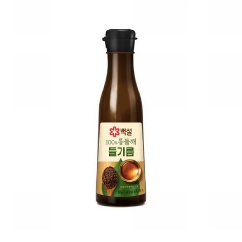 백설 100% 통들깨 들기름 (300ML), 300ml, 6개