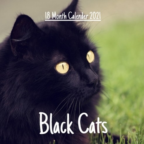 Black Cats 18 month calendar 2021: Black Cats Calendar 2021 18 Month calendar 8.5 x 8.5 inches Paperback, Independently Published, English, 9798592056321