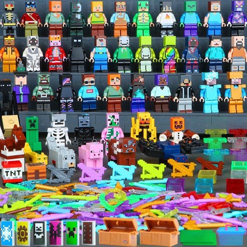 마인크래프트블록 커스텀 호환블럭 캐릭터 테크닉 마인크래프트피규어 세트, 21