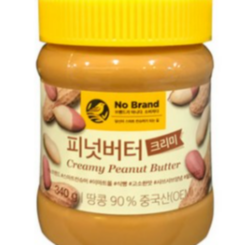 노브랜드 크리미 피넛버터 340g, 1개