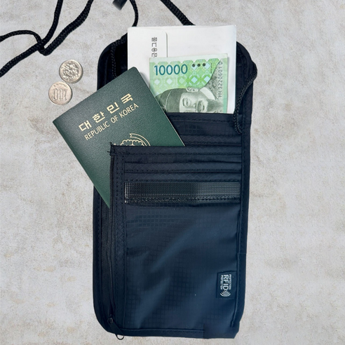 트루윈드 여권가방 해킹방지 지갑 여행용 파우치