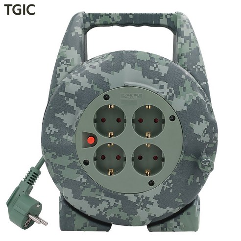 TGIC CAMP-R1015 R1020 코드릴선 캠핑, 1개, 밀리터리, 20m