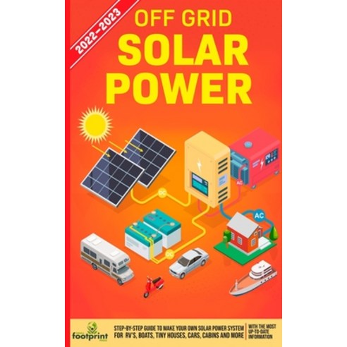 (영문도서) Off Grid Solar Power 2022-2023: Step-By-Step Guide to Make Your Own Solar Power System For RV... Paperback, Muze Publishing, English, 9781804210116