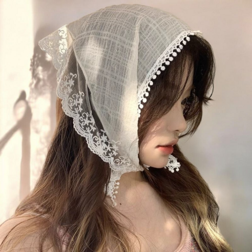 디엘리 레이스 헤어커치프