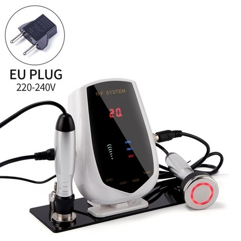 피부관리기 홈케어 리프팅 쿨링마사지기 클린징 5mhz rf 페이셜 바디 슬리밍 뷰티 장치 ips 피부 기계 아이 백 주름, au 플러그 220-240v