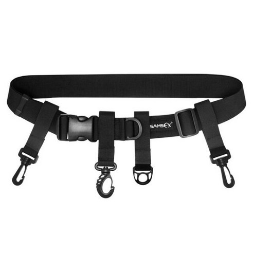 가슴장화 해루질 남자 SAMSFX 낚시 웨이더 벨트 카약 액세서리 파이팅 스트랩 D 링 후크 허리 벨트에 적합, Belt1