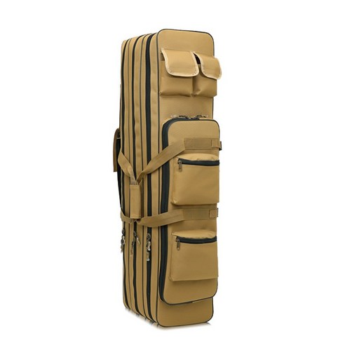 티아오 다기능 방수 3층수납 야외 낚싯대 가방, 80cm, 카키색