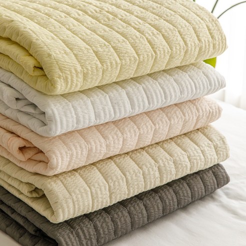 열대야, 끈적이는 잠자리… 시어서커 침대패드 하나로 꿀잠 예약! ss냉감패드5컬러