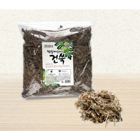 백령도특산품 베델식품 백령도 100%유기농인증 건 쑥 500g, 1개