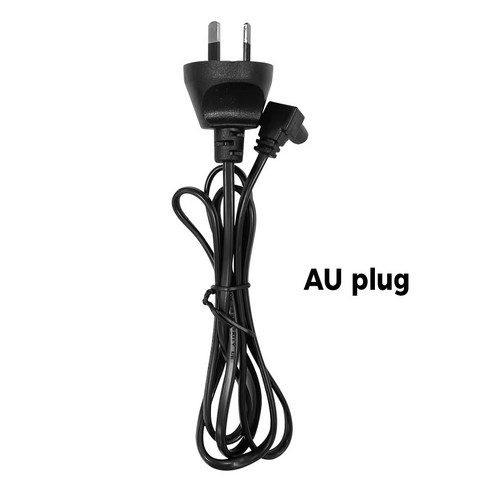 HY300 프로젝터 전원 코드 120cm AC 케이블 충전 케이블 EU US AU UK HY320 HY300 HY300 PRO용, AU Plug, 03 Black, 03 AU Plug hy320케이블