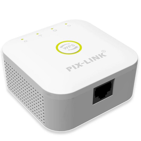 휴대용 와이파이 에그 포켓와이파이 PIXLINK 24G 리피터 신호 무선 네트워크 확장기 300Mbps 장거리 부스터, 8.US plug - WhiteAntenna
