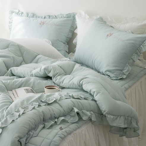 올리비아데코 아리엘 60수 아사 순면 차렵이불