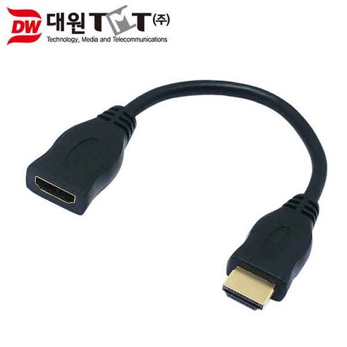 대원티엠티 DWG-HMF-0.2M HDMI 연장 케이블 (v2.0 0.2m), 1개