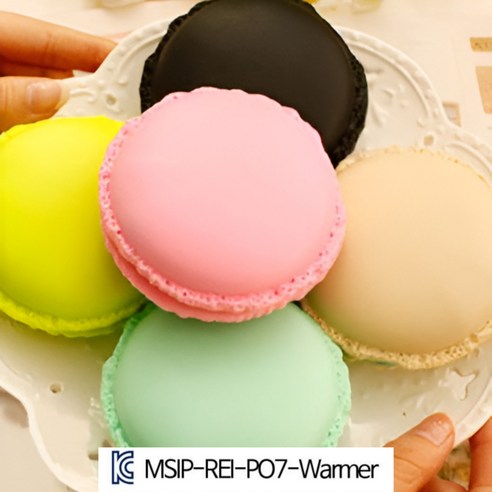 셀리셰이 마카롱 손난로 USB충전식 KC인증배터리, 민트마카롱