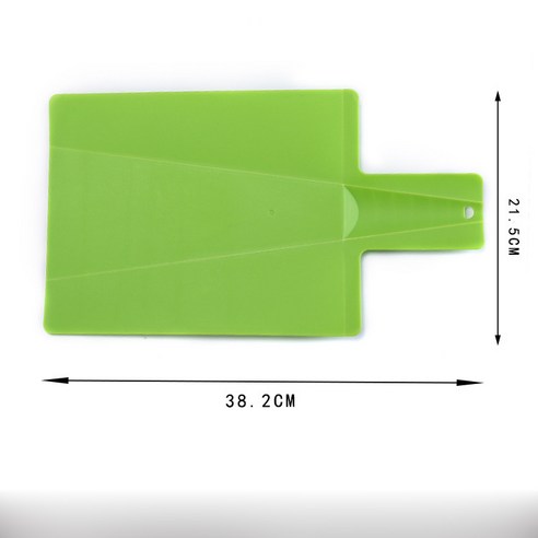 접이식 도마 채소 및 과일 커터 보드 BPA 프리 플라스틱 다기능 야채 린스 스트레이너 주방 도구, B Green