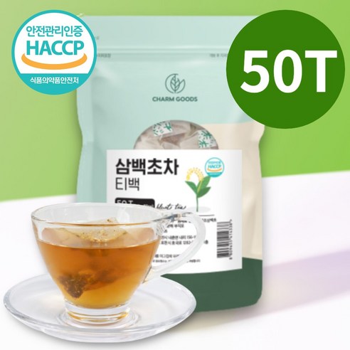 식약처 HACCP 국산 삼백초 잎 차 티백, 1개, 50개입, 1.2g