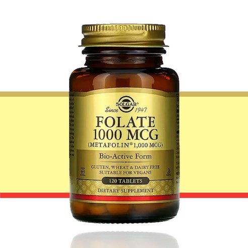 솔가 엽산 Folate 1000mcg 120정 x 1통, 1개