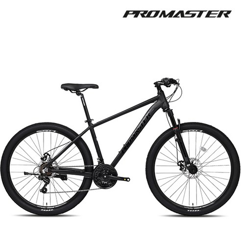 2025 프로마스터 26인치 MTB 자전거 엑스씨2.1D 시마노21단 디스크브레이크, 1개, 168cm, 엑스씨2.1D 26인치 매트블랙 미조립