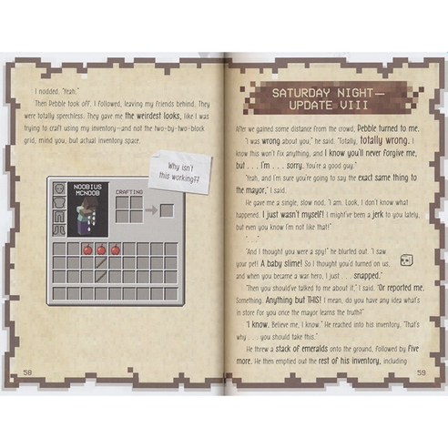 게임 세계의 이야기를 통해 어린이들의 상상력과 독립적인 사고를 발전시키는 Diary of an 8-Bit Warrior 8비트 전사의 일기 6권 세트