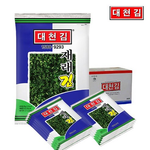 [KT알파쇼핑]대천김 조미김 재래김 전장김 12봉, 1개