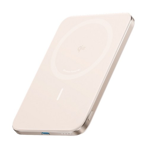 앤커 맥고 나노 파워뱅크 5000mAh 20W 슬림형 무선충전 보조배터리, 골드, A1665