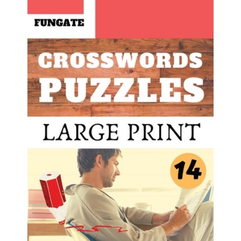 Crosswords Puzzles: Fungate Crosswords Easy large print crossword puzzle books for seniors with Solu... Paperback, Independently Published