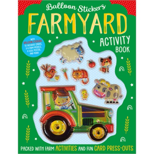 (영문도서) Farmyard Activity Book Paperback, Make Believe Ideas, English, 9781789473520