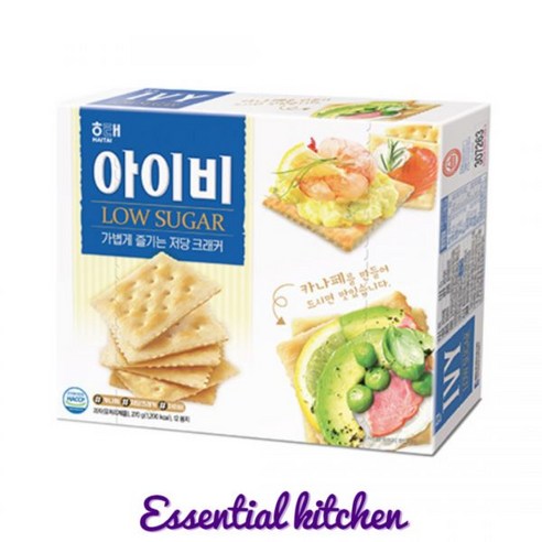 해태 아이비 12봉입 270g 1팩 저당 크래커, [해태] 아이비 270g (22.5g x 12입)