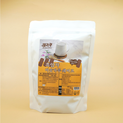 델리쿡 흑임자 미숫가루 쉐이크, 1개, 500g