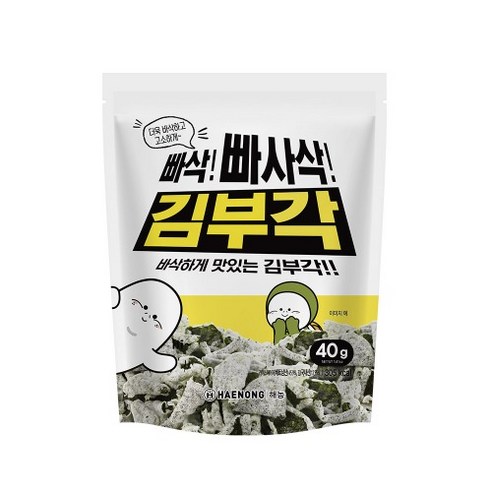 해농 빠삭빠사삭 김부각 40g, 1봉