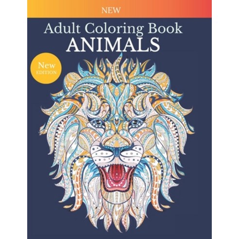 Adult Coloring Book Animals: 50 Forest Beautiful Animals Adult coloring Book Paperback, Independently Published, English, 9798584163280