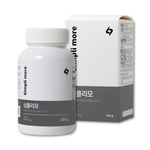 심플리모 모발관리 필수 4대성분 맥주효모 비오틴 서리태 구기자 고함량 건강환, 100g, 1개