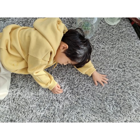 고급스러움과 실용성을 겸비한 워셔블 샤기 러그