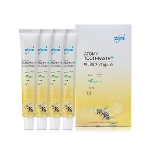 애터미 플러스 프로폴리스 치약, 50g, 9개