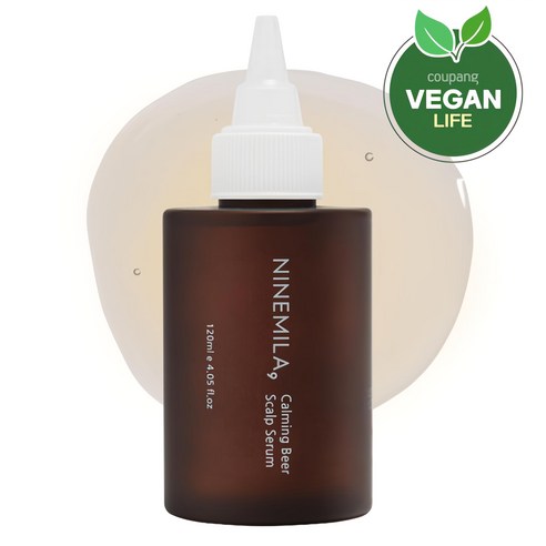 지친 두피에 생기를 불어넣다: 나인밀라 카밍비어 두피세럼 사용 후기 두피세럼