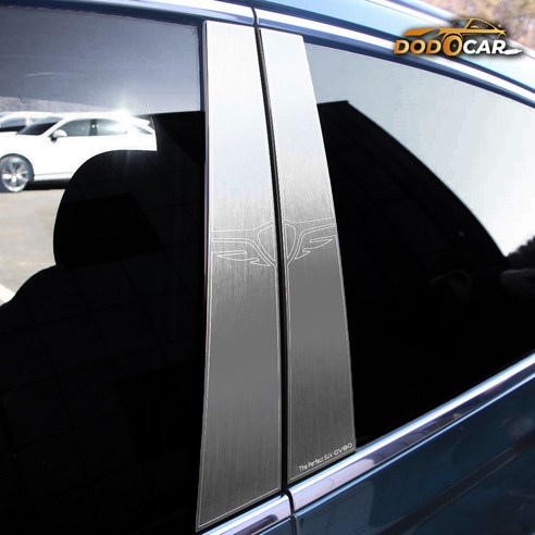 [카비니] GV80 페이스리프트 튜닝용품 알루미늄 B필러 몰딩 플레이트 커버