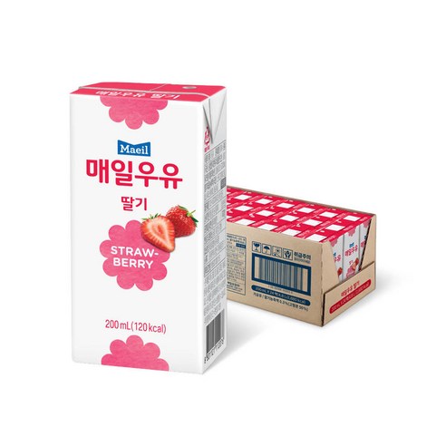 매일우유 딸기 200ml 24개 매일유업 멸균딸기우유 Best Top5