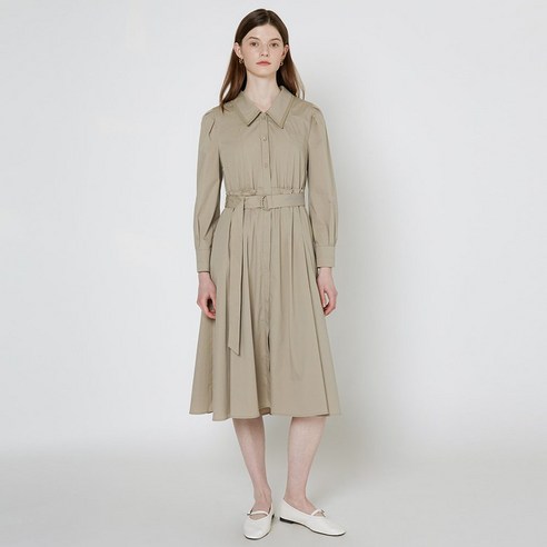 핏앤 셔츠형 원피스 OW2SO1410