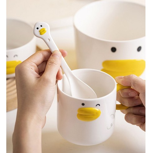 커피의 향취를 풍부하게 즐기기 위한 스타일리시하고 기능적인 롱티스푼 오리 티스푼