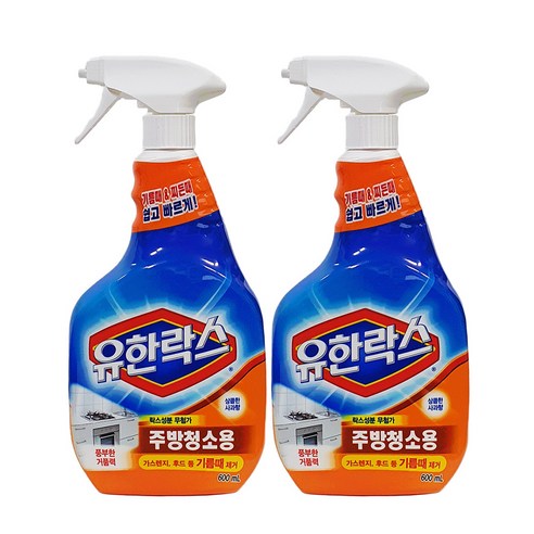   유한락스 주방청소용, 600ml, 2개